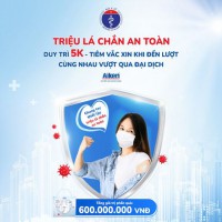 Bộ Y tế phát động chương trình “Triệu lá chắn an toàn 5K + Vắc xin”