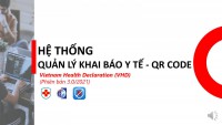 Hướng dẫn khai báo y tế bằng mã QR