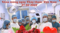 Bệnh viện điều dưỡng PHCN chúc mừng 67 năm ngày thầy thuốc việt nam 27/02